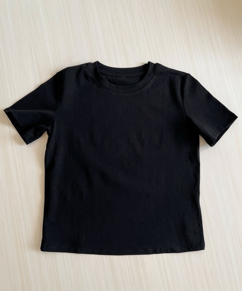 DiamondHearts(ダイヤモンドハーツ)の「エフォートレスミニマルTシャツ(Tシャツ/カットソー・レディース・ホワイト/ブラック・MEDIUM)」の20枚目の写真