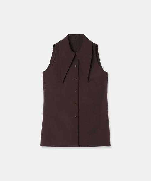 ZOZOTOWN限定》【Louren/ローレン】big collar blouse/ビッグ