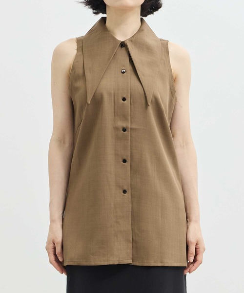 louren＊ブラウス ZOZOTOWN限定》【Louren/ローレン】big collar blouse/ビッグ