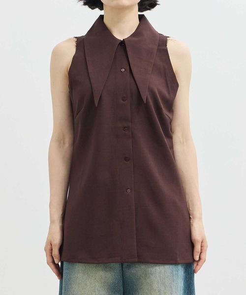 マッシュlouren ブラウス satin cape blouse – louren store