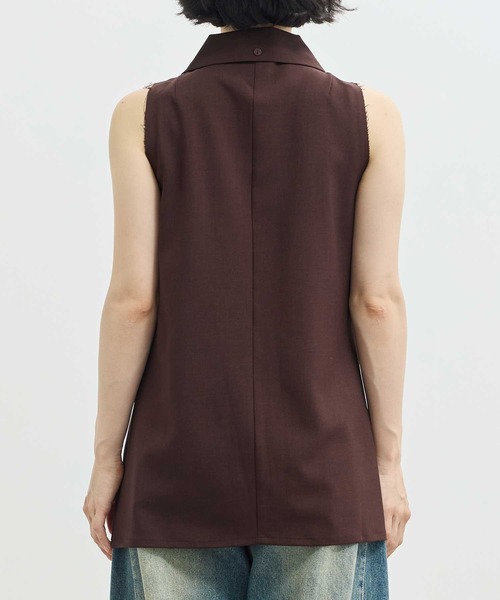 ZOZOTOWN限定》【Louren/ローレン】big collar blouse/ビッグ