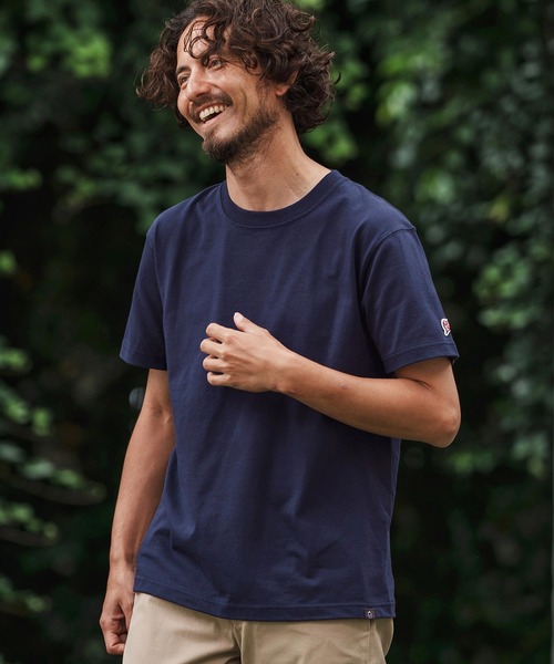 1minute 1second（ワンミニットワンセカンド）の「mt9840-7oz short sleeve t-shirt  with back print Tシャツ（Tシャツ/カットソー・メンズ・ホワイト/ブラック/ネイビー/オリーブ・S/M/L/XL）」の4枚目の写真