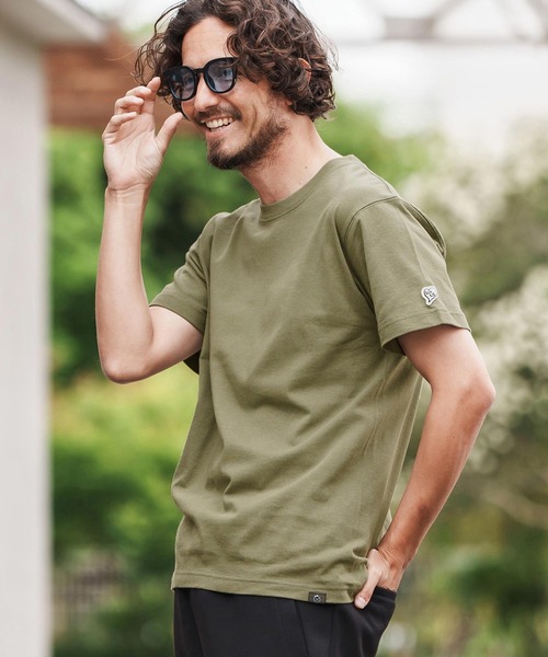 1minute 1second（ワンミニットワンセカンド）の「mt9840-7oz short sleeve t-shirt  with back print Tシャツ（Tシャツ/カットソー・メンズ・ホワイト/ブラック/ネイビー/オリーブ・S/M/L/XL）」の5枚目の写真