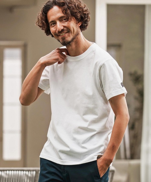 1minute 1second（ワンミニットワンセカンド）の「mt9840-7oz short sleeve t-shirt  with back print Tシャツ（Tシャツ/カットソー・メンズ・ホワイト/ブラック/ネイビー/オリーブ・S/M/L/XL）」の10枚目の写真