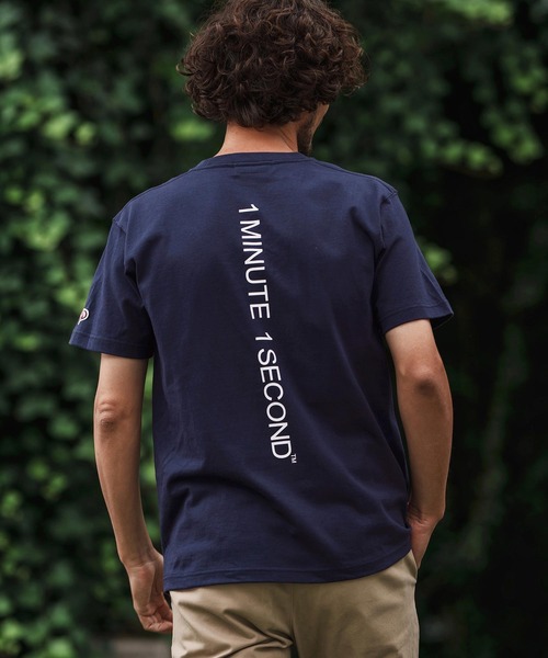 1minute 1second（ワンミニットワンセカンド）の「mt9840-7oz short sleeve t-shirt  with back print Tシャツ（Tシャツ/カットソー・メンズ・ホワイト/ブラック/ネイビー/オリーブ・S/M/L/XL）」の20枚目の写真