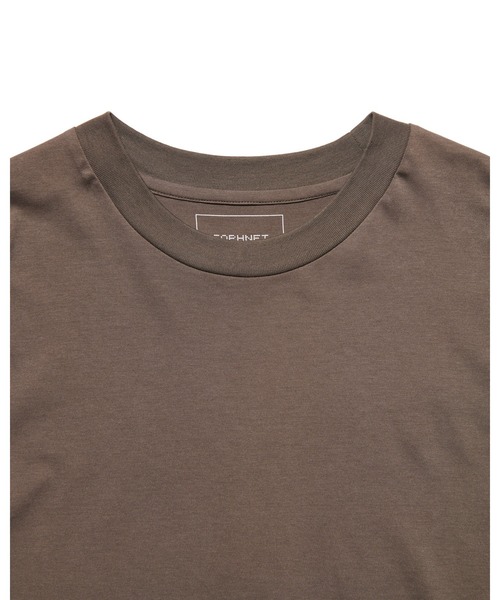 SOPHNET.(ソフネット)の「ELS COTTON TEE(Tシャツ/カットソー・メンズ・カーキ/ブラウン/ネイビー/ホワイト/ブラック・1/2/4/3/5)」の11枚目の写真