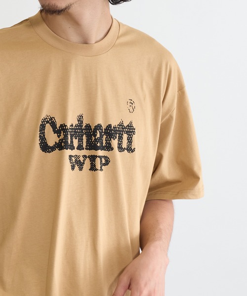 Carhartt WIP（カーハートダブリューアイピー）の「【CARHARTT WIP】SHORT SLEEVE SPREE HALFTONEI032874（Tシャツ/カットソー・メンズ・ブラック/グレー/ベージュ/ホワイト・S/M/L/XL）」の4枚目の写真