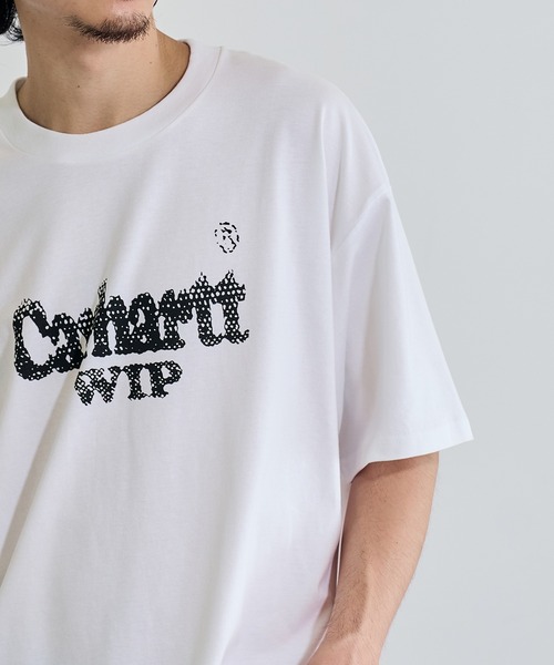 Carhartt WIP（カーハートダブリューアイピー）の「【CARHARTT WIP】SHORT SLEEVE SPREE HALFTONEI032874（Tシャツ/カットソー・メンズ・ブラック/グレー/ベージュ/ホワイト・S/M/L/XL）」の2枚目の写真