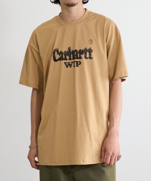 Carhartt WIP（カーハートダブリューアイピー）の「【CARHARTT WIP】SHORT SLEEVE SPREE HALFTONEI032874（Tシャツ/カットソー・メンズ・ブラック/グレー/ベージュ/ホワイト・S/M/L/XL）」の16枚目の写真