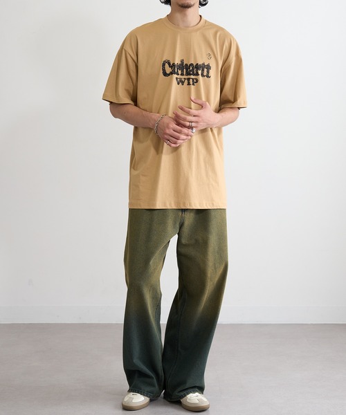 Carhartt WIP（カーハートダブリューアイピー）の「【CARHARTT WIP】SHORT SLEEVE SPREE HALFTONEI032874（Tシャツ/カットソー・メンズ・ブラック/グレー/ベージュ/ホワイト・S/M/L/XL）」の18枚目の写真