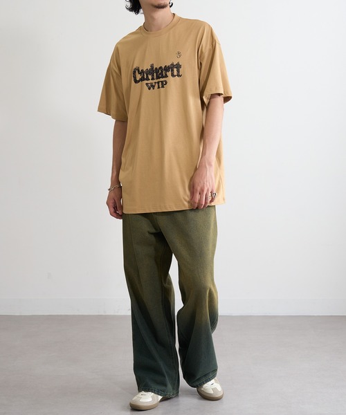 Carhartt WIP（カーハートダブリューアイピー）の「【CARHARTT WIP】SHORT SLEEVE SPREE HALFTONEI032874（Tシャツ/カットソー・メンズ・ブラック/グレー/ベージュ/ホワイト・S/M/L/XL）」の19枚目の写真