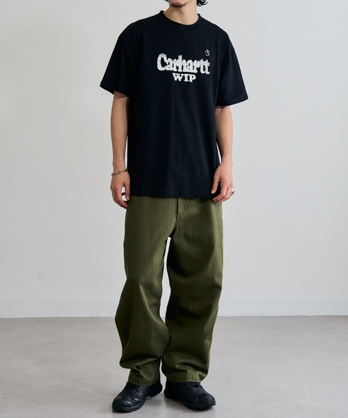 Carhartt WIP（カーハートダブリューアイピー）の「【CARHARTT WIP】SHORT SLEEVE SPREE HALFTONEI032874（Tシャツ/カットソー・メンズ・ブラック/グレー/ベージュ/ホワイト・S/M/L/XL）」の8枚目の写真