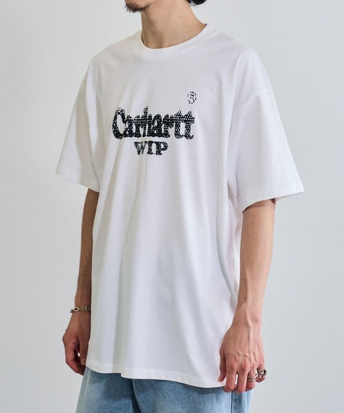 Carhartt WIP（カーハートダブリューアイピー）の「【CARHARTT WIP】SHORT SLEEVE SPREE HALFTONEI032874（Tシャツ/カットソー・メンズ・ブラック/グレー/ベージュ/ホワイト・S/M/L/XL）」の22枚目の写真