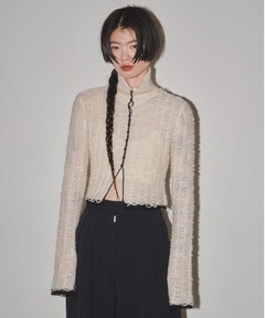 TODAYFUL /メッシュジャガードニットシャツ TODAYFUL（トゥデイフル）の「メッシュジャガードニットシャツ