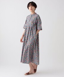セール】【WEB限定】タックワンピース/リバティプリント