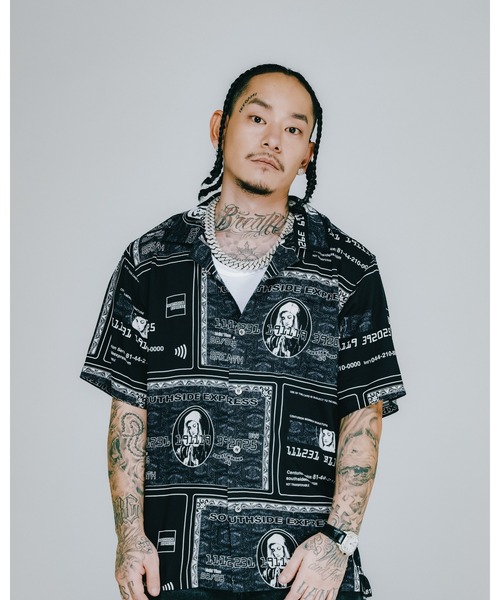 BREATH(ブレス)の「BLACK CARD SHIRT(シャツ/ブラウス・メンズ・ブラック・X-LARGE/LARGE/XX-LARGE/MEDIUM)」の1枚目の写真