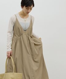 GALLARDAGALANTE(ガリャルダガランテ)の「【スッキリ見え/シーズンレス】ディープVキャミワンピース(ワンピース)」