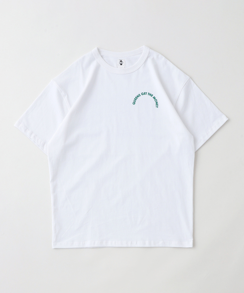 expansion(エクスパンション)の「EXPANSION / エクスパンション SMU 001 QUEENS(Tシャツ/カットソー・メンズ・ホワイト・LARGE)」の1枚目の写真