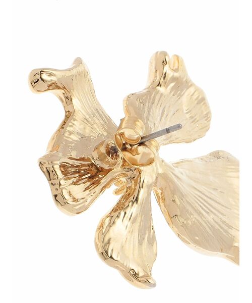 RESEXXY（リゼクシー）の「メタリックフラワーピアス（ピアス（両耳用）・レディース・シルバー/ゴールド・FREE）」の6枚目の写真