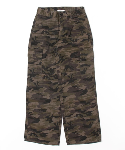 HALEY PESCA/迷彩柄 カモフラージュ ルーズパンツ（デニムパンツ