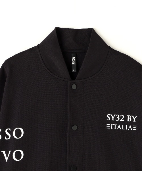 SY32 by SWEET YEARS(エスワイサーティトゥバイスィートイヤーズ)の「SY32 by SWEET YEARS /エスワイサーティトゥ バイ スィートイヤーズ/SPIRAL KNIT BLOUSON(ブルゾン・メンズ・ブラック系その他/ブラック・XL/M/L)」の14枚目の写真