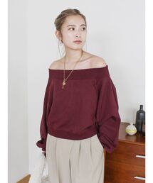 Ungrid | オフショルスウェット(スウェット)