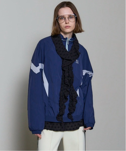 MAISON SPECIAL（メゾンスペシャル）の「RUSH Logo Nylon Sporty Tops