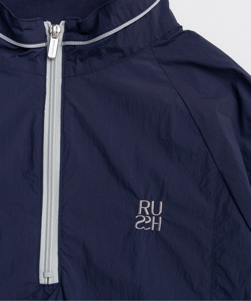 MAISON SPECIAL（メゾンスペシャル）の「RUSH Logo Nylon Sporty Tops