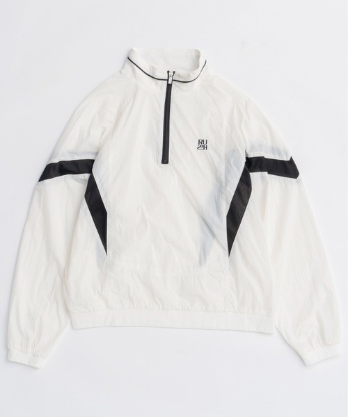 MAISON SPECIAL（メゾンスペシャル）の「RUSH Logo Nylon Sporty Tops