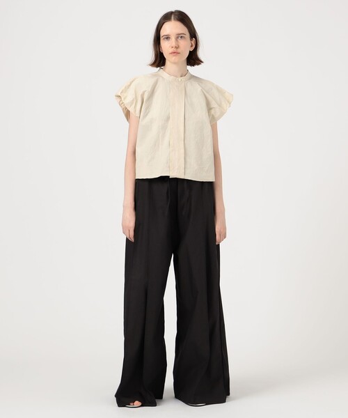 TOMORROWLAND （トゥモローランド）の「【別注】HAVERSACK×GALERIE VIE double シャツ（シャツ/ブラウス・レディース・ライトベージュ・1）」の2枚目の写真