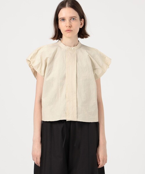 TOMORROWLAND （トゥモローランド）の「【別注】HAVERSACK×GALERIE VIE double シャツ（シャツ/ブラウス・レディース・ライトベージュ・1）」の3枚目の写真