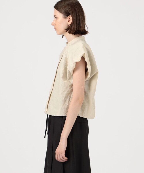 TOMORROWLAND （トゥモローランド）の「【別注】HAVERSACK×GALERIE VIE double シャツ（シャツ/ブラウス・レディース・ライトベージュ・1）」の4枚目の写真