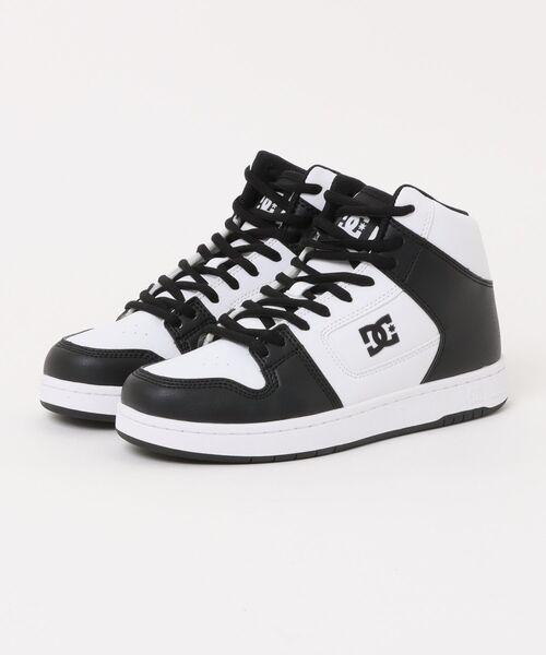 DC SHOES(ディーシーシューズ)の「DC SHOES ディーシーシューズ MANTECA 4 HI SN レディーススニーカー ハイカット(マンテカ4ハイSN) DM005301 WBW(スニーカー・レディース・ホワイト×ブラック・23.5cm/23.0cm/25.0cm/24.5cm/24.0cm)」の1枚目の写真