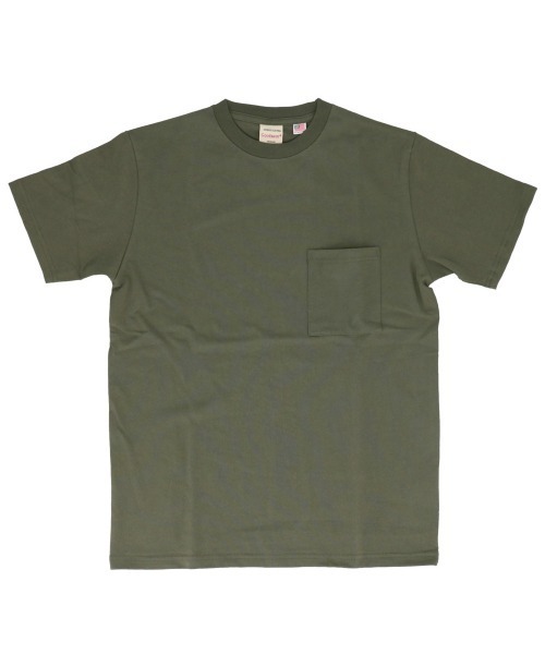 BACKYARD FAMILY(バックヤードファミリー)の「Goodwear グッドウェア ポケット付きTシャツ 2w7-2500(Tシャツ/カットソー・メンズ・杢グレー/チャコールグレー/カーキ/ブラック/ネイビー/ベージュ系その他/ホワイト・XL/M/S/L)」の6枚目の写真