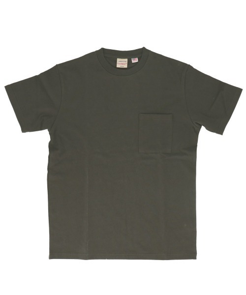 BACKYARD FAMILY(バックヤードファミリー)の「Goodwear グッドウェア ポケット付きTシャツ 2w7-2500(Tシャツ/カットソー・メンズ・杢グレー/チャコールグレー/カーキ/ブラック/ネイビー/ベージュ系その他/ホワイト・XL/M/S/L)」の3枚目の写真