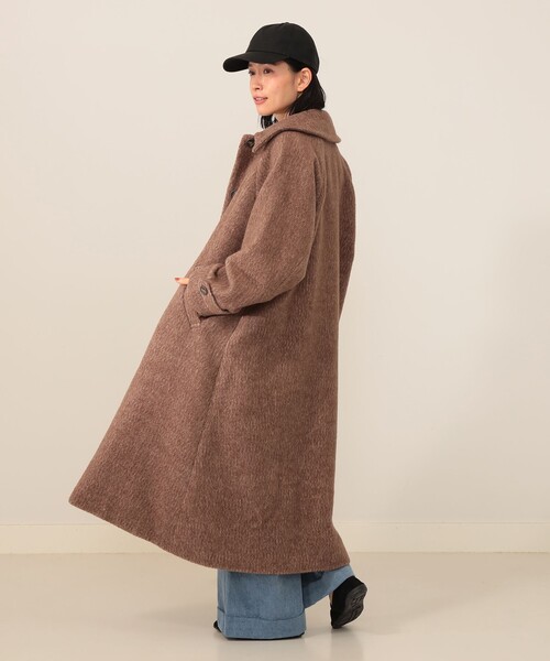 CAROLINA GLASER（カロリナ グレイサー）の「リボン コート（その他アウター・レディース・ブラウン・MEDIUM/SMALL）」の4枚目の写真