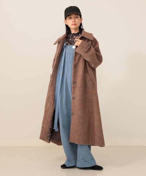 CAROLINA GLASER（カロリナ グレイサー）の「リボン コート（その他アウター・レディース・ブラウン・MEDIUM/SMALL）」の6枚目の写真