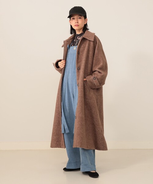 CAROLINA GLASER（カロリナ グレイサー）の「リボン コート（その他アウター・レディース・ブラウン・MEDIUM/SMALL）」の7枚目の写真