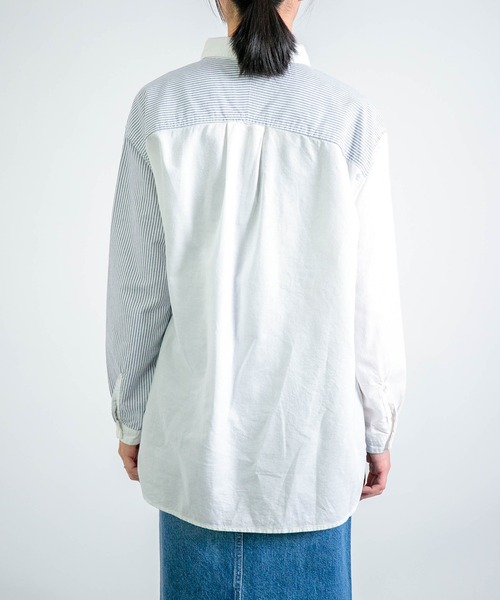 D.M.G.（ドミンゴ）の「[D.M.G. / ディーエムジー] オックスシャンブレーナチュラルシャツ（シャツ/ブラウス・レディース・ホワイト系その他・2）」の10枚目の写真