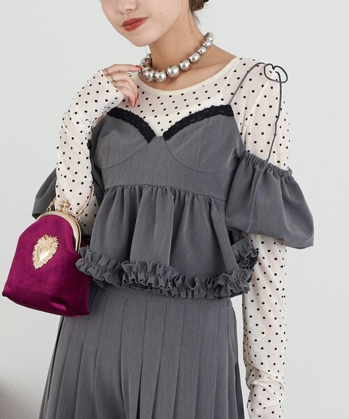 CIAOPANIC(チャオパニック)の「【Lumé/ルメ】BIGボールネックレス(ネックレス・レディース・ゴールド/シルバー・FREE)」の10枚目の写真