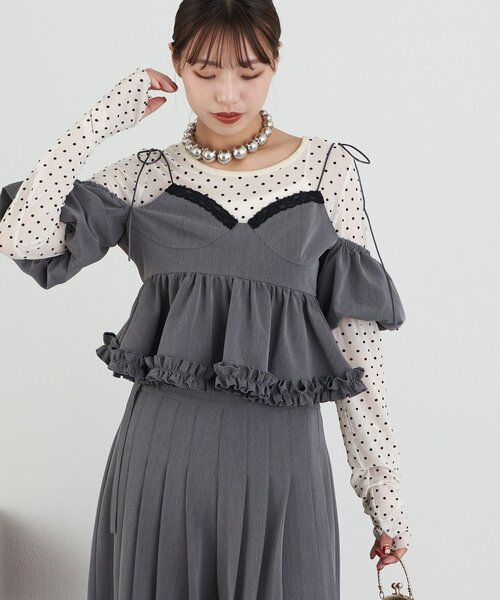 CIAOPANIC(チャオパニック)の「【Lumé/ルメ】BIGボールネックレス(ネックレス・レディース・ゴールド/シルバー・FREE)」の11枚目の写真