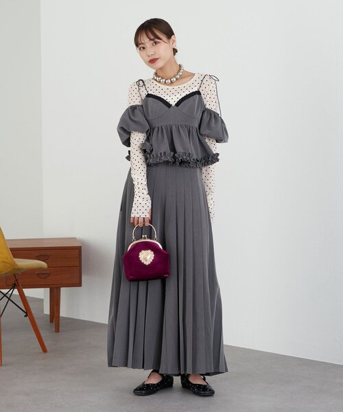 CIAOPANIC(チャオパニック)の「【Lumé/ルメ】BIGボールネックレス(ネックレス・レディース・ゴールド/シルバー・FREE)」の12枚目の写真