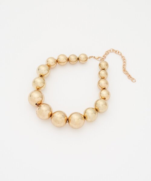 CIAOPANIC(チャオパニック)の「【Lumé/ルメ】BIGボールネックレス(ネックレス・レディース・ゴールド/シルバー・FREE)」の4枚目の写真