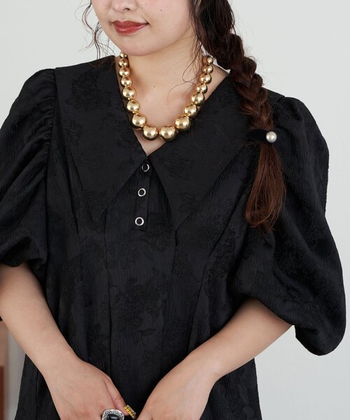 CIAOPANIC(チャオパニック)の「【Lumé/ルメ】BIGボールネックレス(ネックレス・レディース・ゴールド/シルバー・FREE)」の8枚目の写真