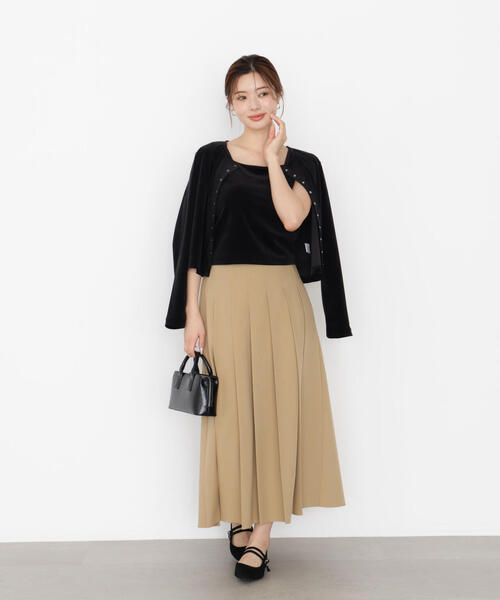 PROPORTION BODY DRESSING（プロポーションボディドレッシング）の「プリーツスカート / 1215220918（スカート・レディース・ベージュ/ブラウン系その他・P/S/MEDIUM）」の6枚目の写真