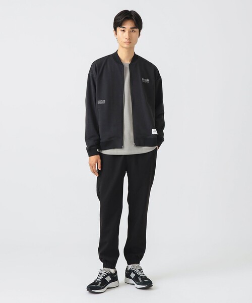 BEAMS HEART（ビームスハート）の「プリント ダンボール MA-1/Printed Scuba MA-1 Jacket（吸水速乾・毛玉軽減・リラックスフィット）（MA-1・メンズ・ブラック/オリーブ・SMALL/MEDIUM/LARGE）」の11枚目の写真