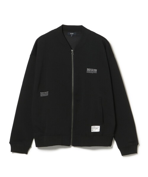 BEAMS HEART（ビームスハート）の「プリント ダンボール MA-1/Printed Scuba MA-1 Jacket（吸水速乾・毛玉軽減・リラックスフィット）（MA-1・メンズ・ブラック/オリーブ・SMALL/MEDIUM/LARGE）」の9枚目の写真