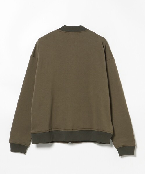 BEAMS HEART（ビームスハート）の「プリント ダンボール MA-1/Printed Scuba MA-1 Jacket（吸水速乾・毛玉軽減・リラックスフィット）（MA-1・メンズ・ブラック/オリーブ・SMALL/MEDIUM/LARGE）」の5枚目の写真