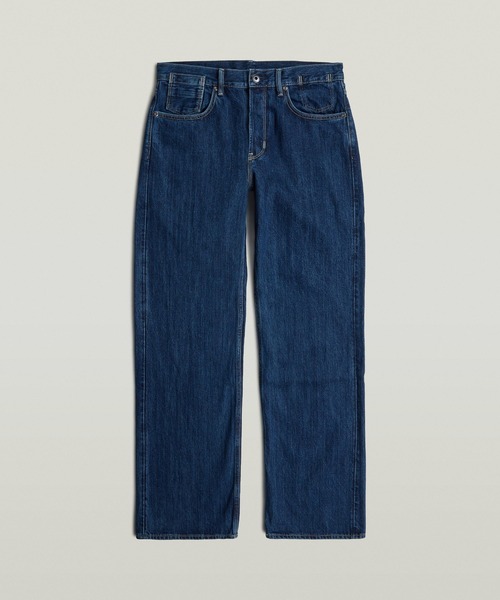 G-STAR(ジースター)の「DEEGGIE RELAXED STRAIGHT JEANS/ベーシックデザインワイドルーズストレートジーンズ(デニムパンツ・メンズ・ダークインディゴブルー・28/30/29/30/30/30/31/30/32/30/33/30/34/30)」の3枚目の写真