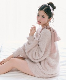 OLIVE des OLIVE(I[ufI[u)́y7wayŒzmelty ribbon knit onepiece(s[X)